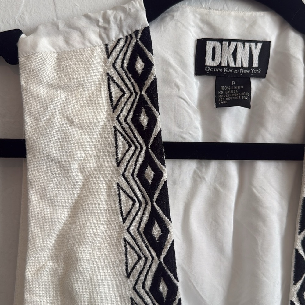 Vintage DKNY Funky Vest Size P - Picture 4 of 7